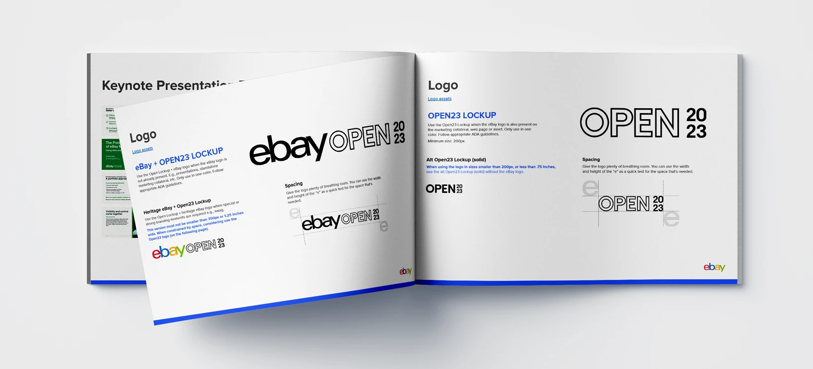 brand book for the eBay Open conference
