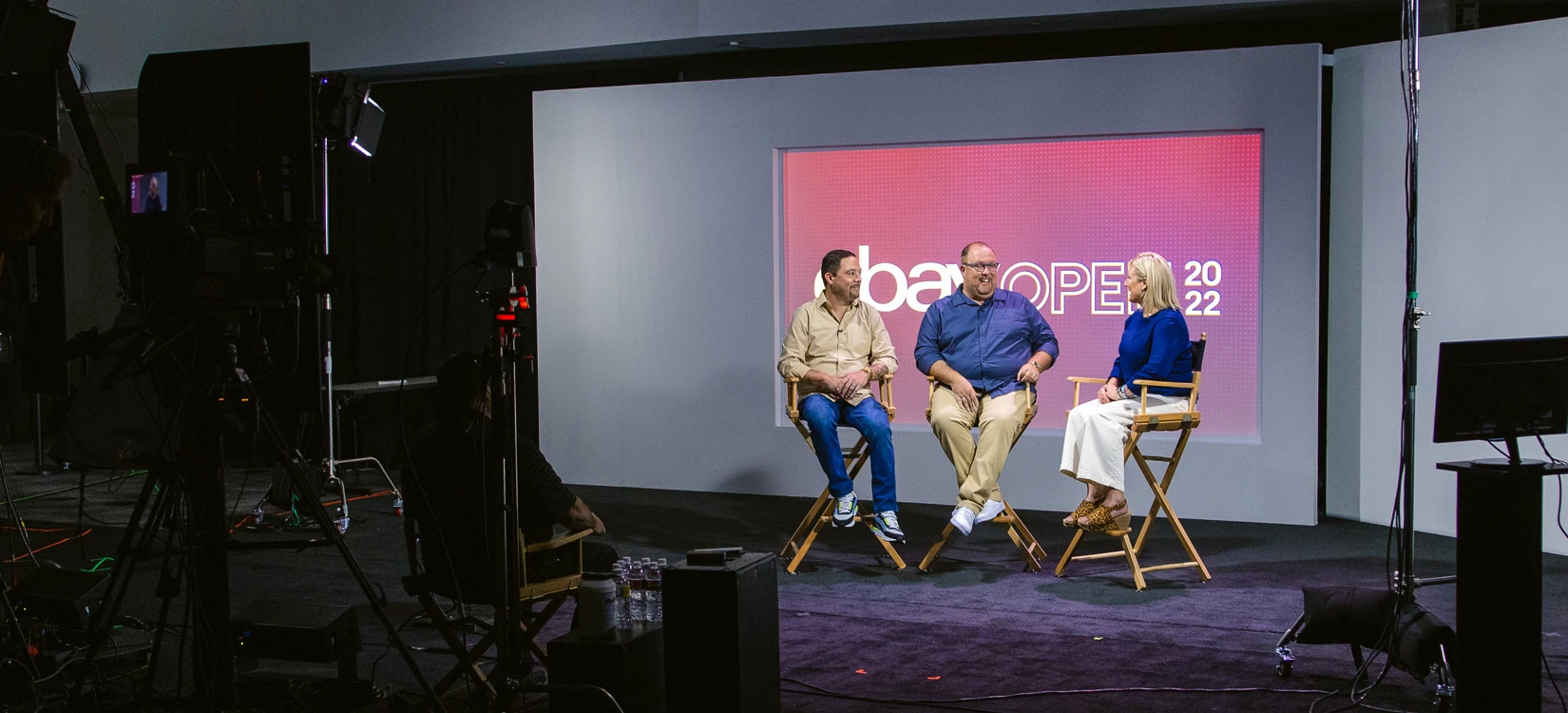 television set for the eBay Open conference